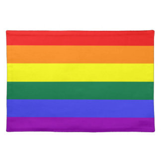 LGBT Pride Rainbow Flag Cloth Placemat