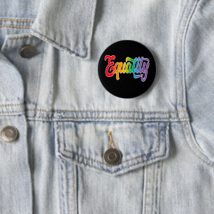 LGBT Pride Rainbow Flag Equality Button