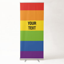 LGBT Pride Rainbow Flag Gay Wedding Welcome 