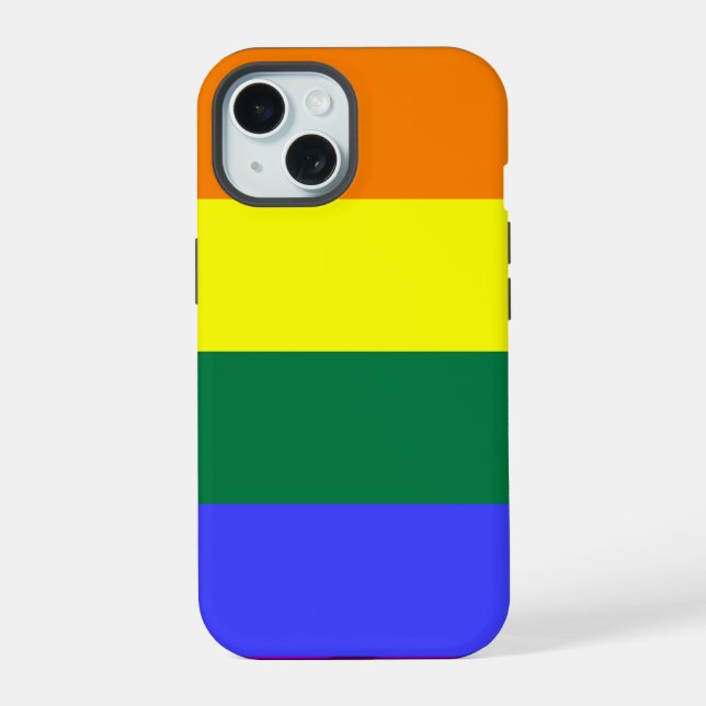 LGBT Pride Rainbow Flag Iphone Case (Back)