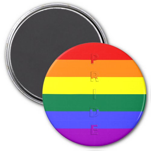 LGBT Pride Rainbow Flag Magnet