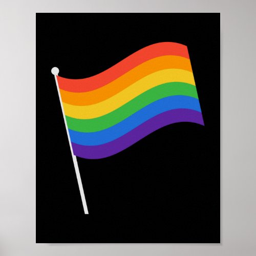 LGBTpride Rainbow flag  Poster
