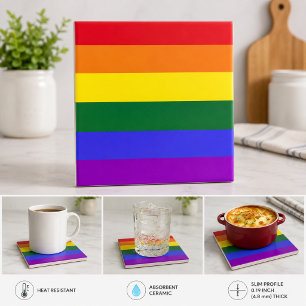 LGBT Pride Rainbow Flag Tile