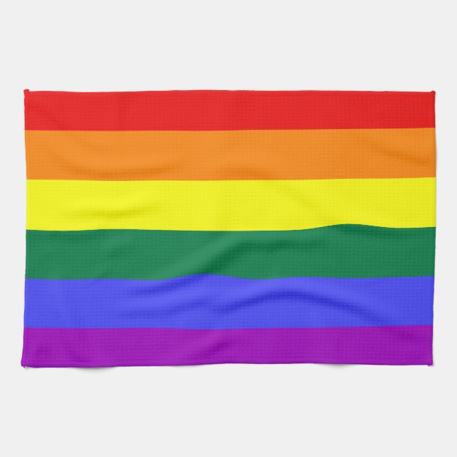 LGBT Pride Rainbow Flag Towel (Horizontal)