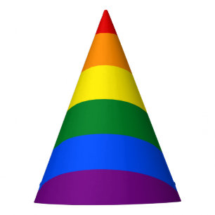 LGBT Pride Rainbow Party Hat