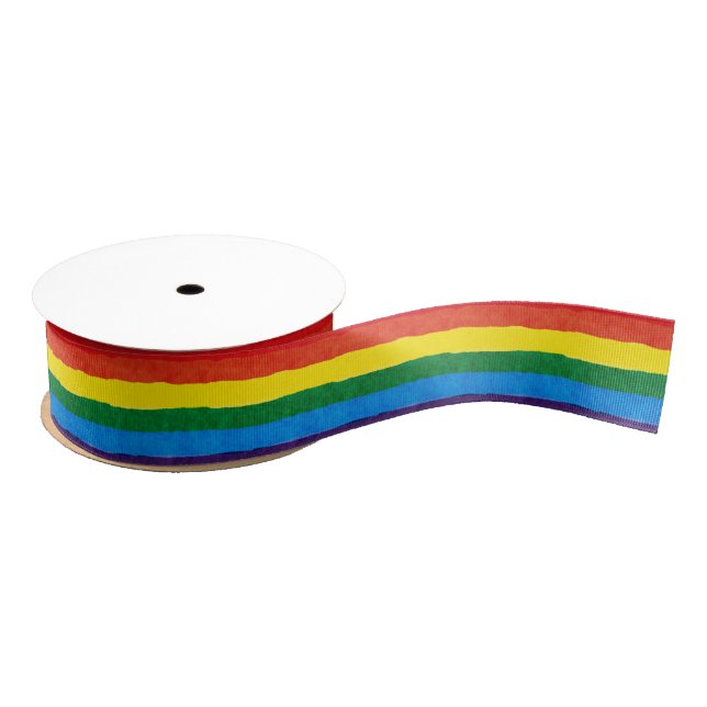 LGBT Pride Rainbow Ribbon (Spool)