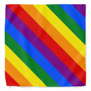 LGBT Pride Rainbow Stripes Bandana