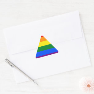 LGBT Pride Rainbow Triangle Sticker