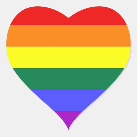 Lgbt Pride Stickers Heart