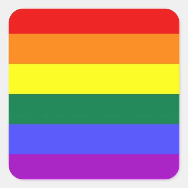 LGBT Pride Stickers (Square) (Front)