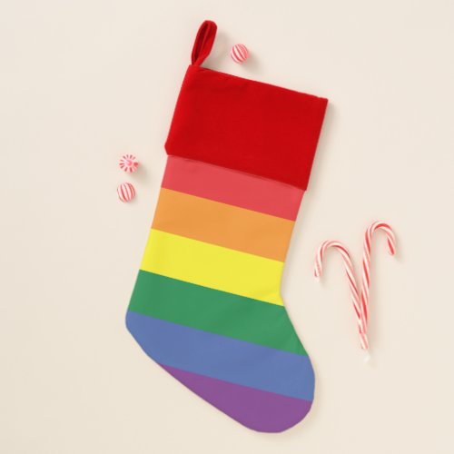LGBT Pride Stocking Velvet Lined
