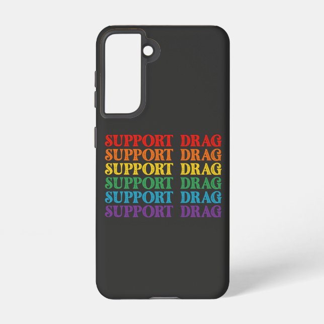 LGBT Pride Support Drag Is Not A Crime Samsung Galaxy Case (Back)