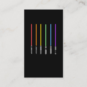 LGBT Pride Swords Lesbian Gay Equal Rights Business Card