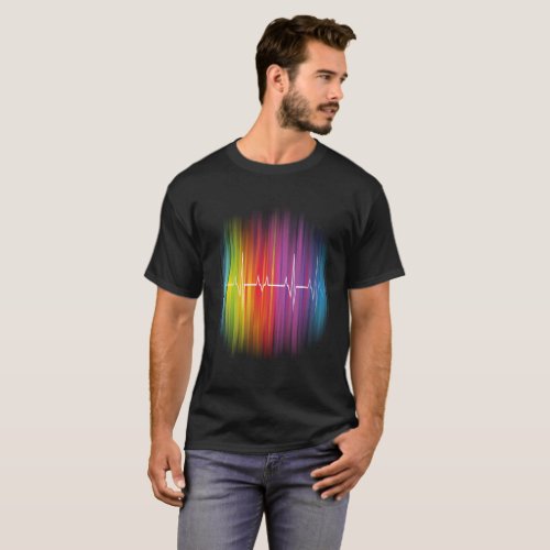 Lgbt Pride T_Shirt _ Rainbow Pulse