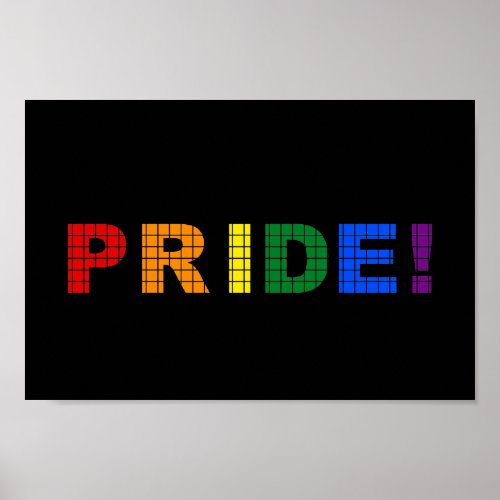 LGBT pride text sign