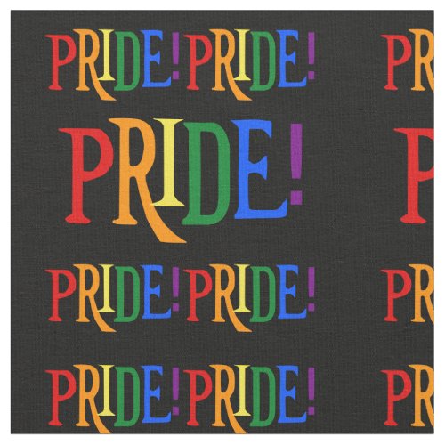 LGBT pride text sign Fabric