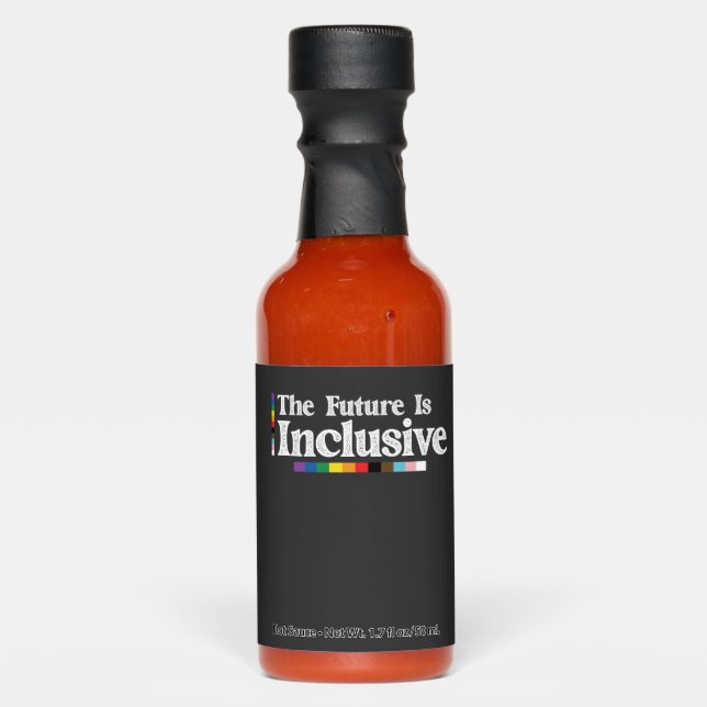 LGBT Pride The Future Is Inclusive Gay Lesbian Hot Sauces (Front)