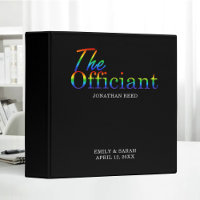 LGBT Pride The Officiant Wedding Personalized