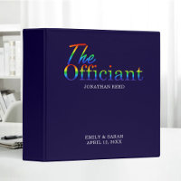 LGBT Pride The Officiant Wedding Personalized