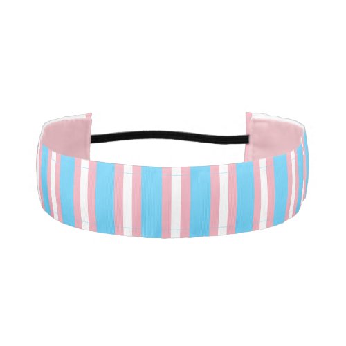 LGBT Pride Transgender Flag Colors 1_12 Athletic Headband