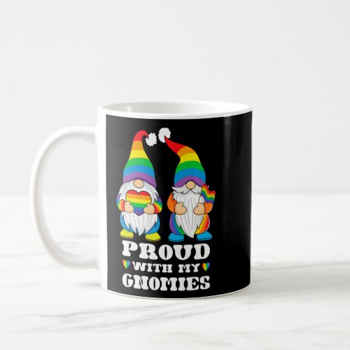 LGBT Proud Design Gnomes Couples Rainbow Colors  Coffee Mug