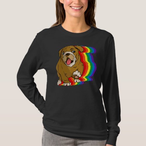 Lgbt Q Gay Pride Proud Ally Rainbow Color Dogs  Id T_Shirt