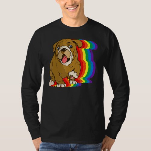 Lgbt Q Gay Pride Proud Ally Rainbow Color Dogs  Id T_Shirt