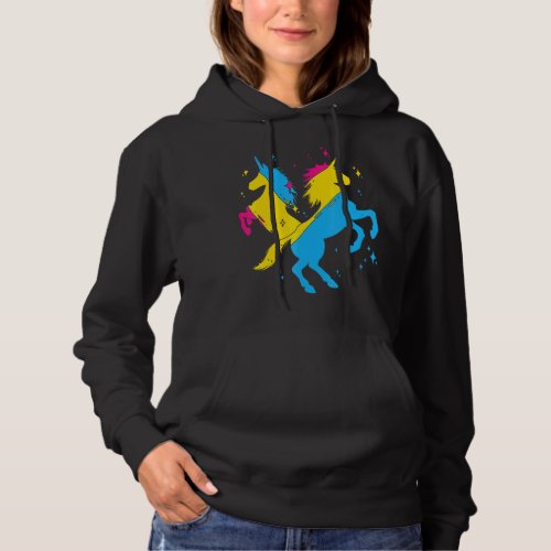 Lgbt Queer Pride Month Pansexuality Flag Unicorn P Hoodie
