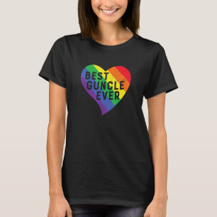 Lgbt Queer Pride Social Movement Best Guncle Ever T-Shirt