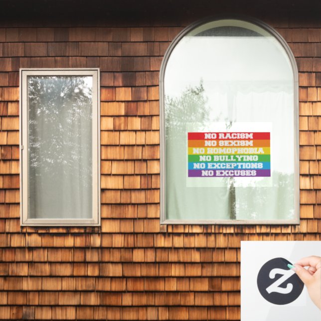 LGBT Quotes  Window Cling (Home Window)