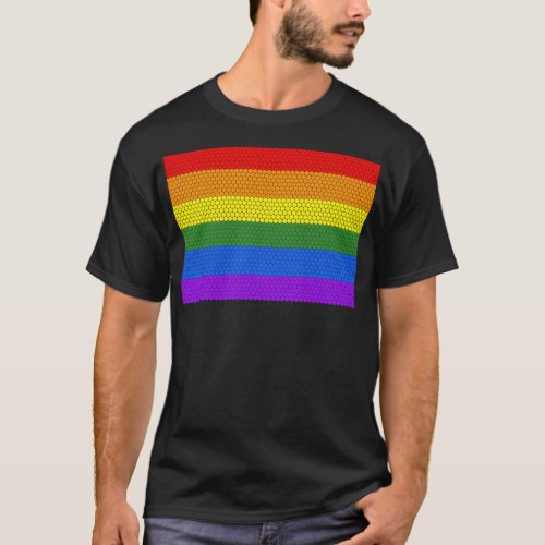 lgbt rainbow 5 _standard_scale_4_00x T_Shirt