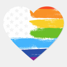 LGBT Rainbow American Pride Flag