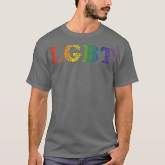 LGBT Rainbow Bubble design for LGBTQ community and T-Shirt