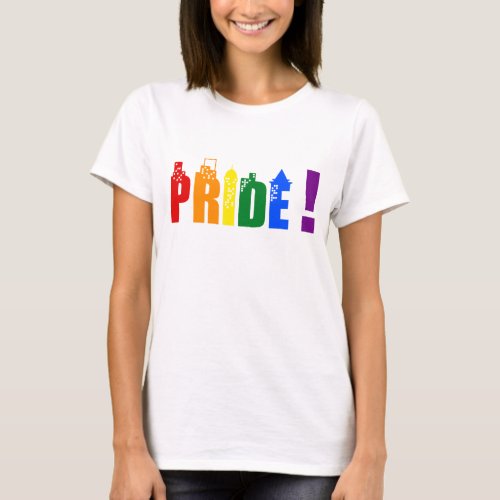 LGBT rainbow city pride T_Shirt