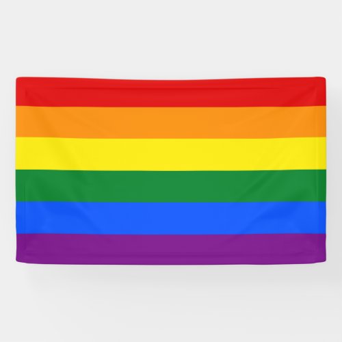 LGBT Rainbow flag Banner