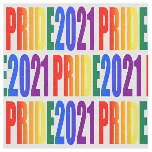 LGBT Rainbow Flag Colors Gay Pride 2021 LGBTQ Fabric
