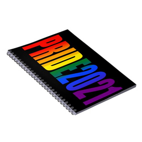 LGBT Rainbow Flag Colors LGBTQ Gay Pride 2021 Notebook