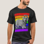 Lgbt Rainbow Flag Gay Pride Dachshund T-Shirt<br><div class="desc">Lgbt Rainbow Flag Gay Pride Dachshund</div>
