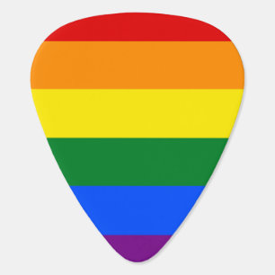 LGBT Rainbow flag Guitar Pick