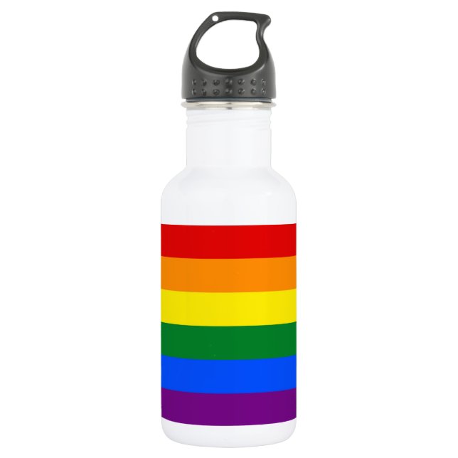 LGBT Rainbow Flag Liberty Bottle (Front)
