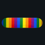 LGBT Rainbow flag Skateboard<br><div class="desc">LGBT rainbow pride flag represents pride and love for all orientations people. Available on many different products and gift ideas that you can customize with your own text and personal images to make these gifts even more beautiful. Use easy Zazzle editing tool to add and modify text with your name...</div>