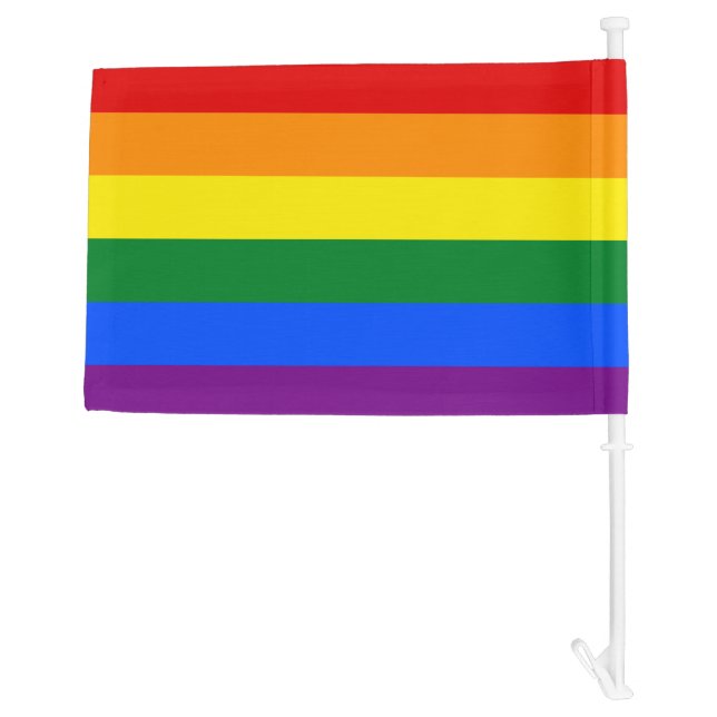 LGBT Rainbow Gay Pride Flag (Back)