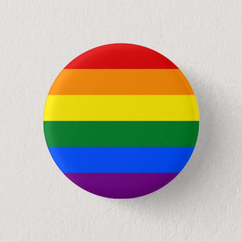 LGBT Rainbow Gay Pride Flag Button
