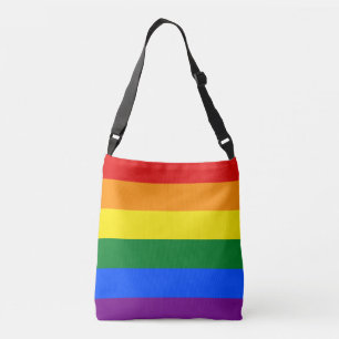 LGBT Rainbow Gay Pride Flag Crossbody Bag
