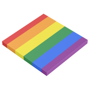 LGBT Rainbow Gay Pride Flag Gallery Wrap