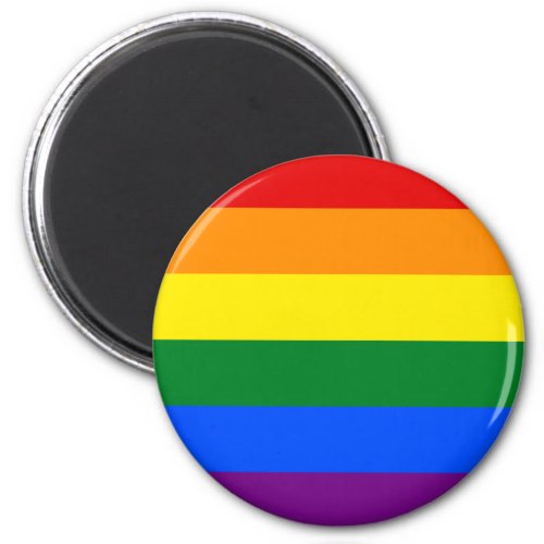 LGBT Rainbow Gay Pride Flag Magnet
