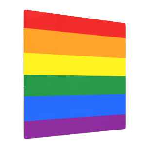 LGBT Rainbow Gay Pride Flag Metal Print