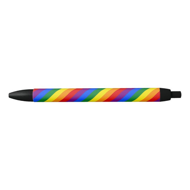LGBT Rainbow Gay Pride Flag Pen (Front)
