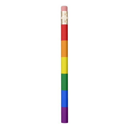LGBT Rainbow Gay Pride Flag Pencil