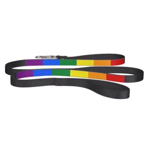LGBT Rainbow Gay Pride Flag Pet Leash